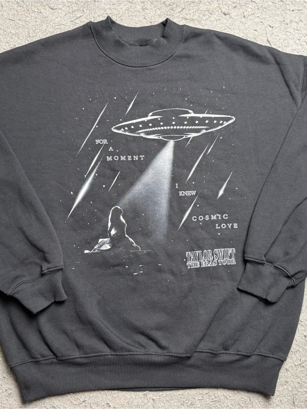 Taylor Swift Eras Tour Down Bad Cosmic Love Crewneck Sweatshirt Size XS